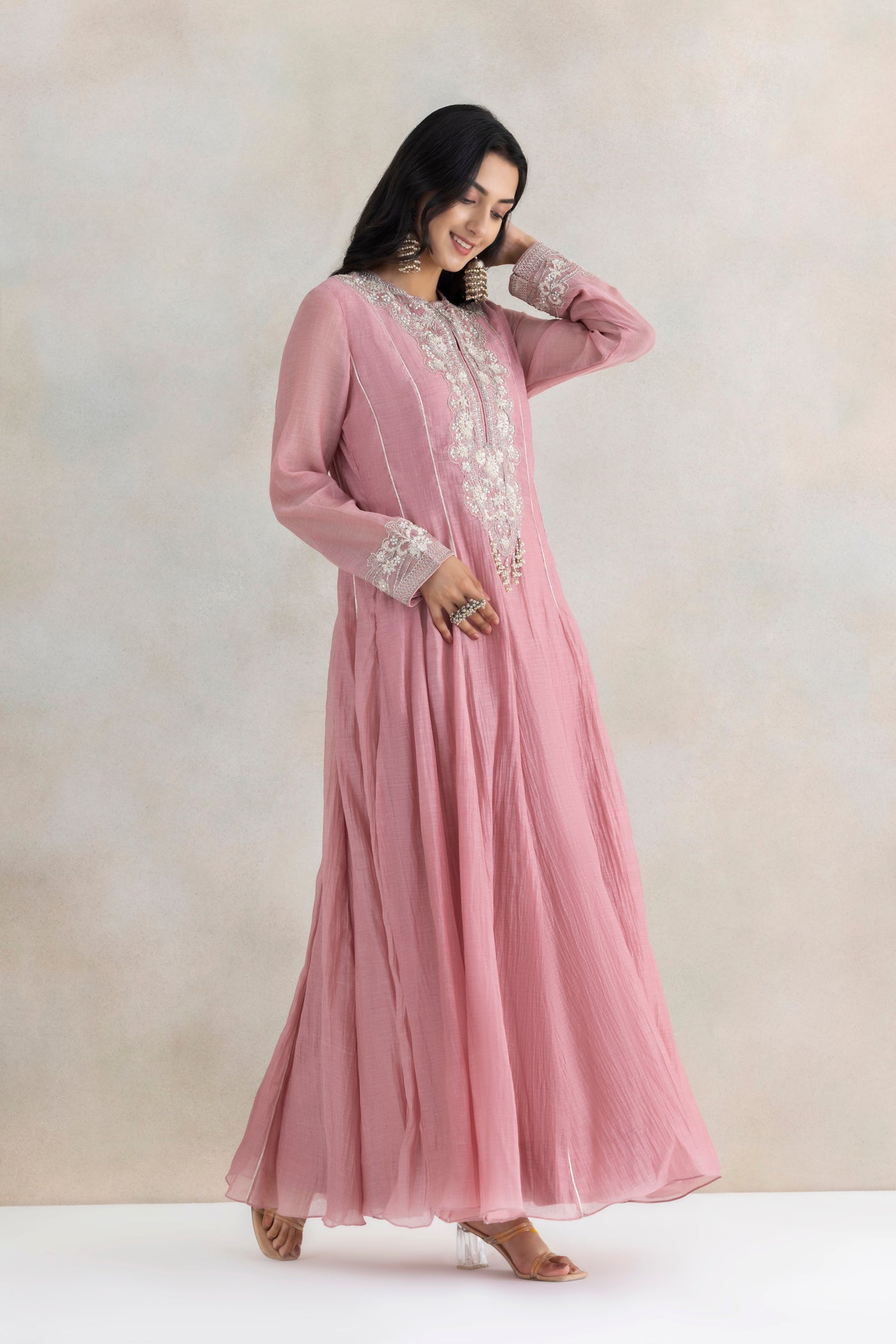 Gota Zari Anarkali Set