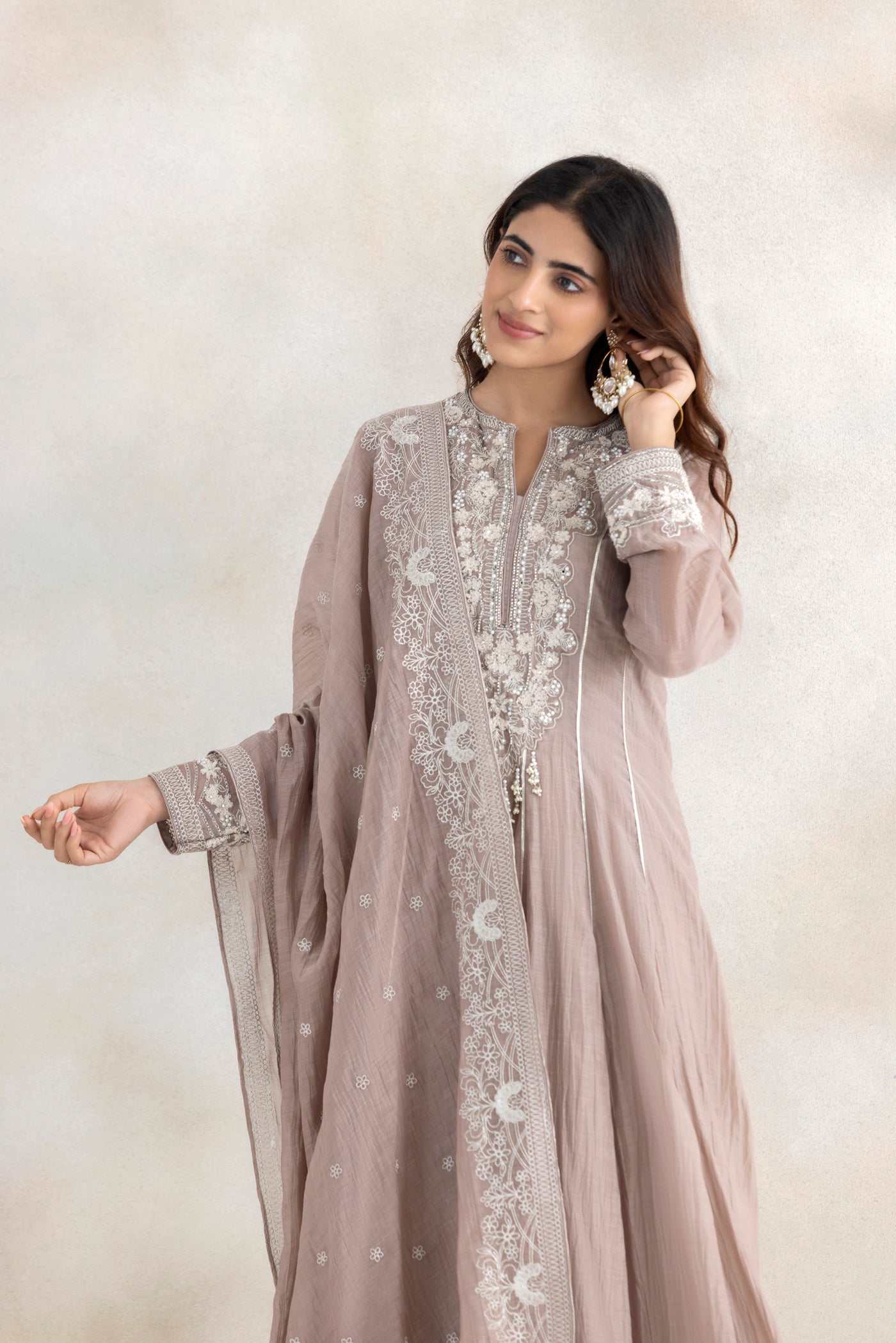 Gota Zari Anarkali Set