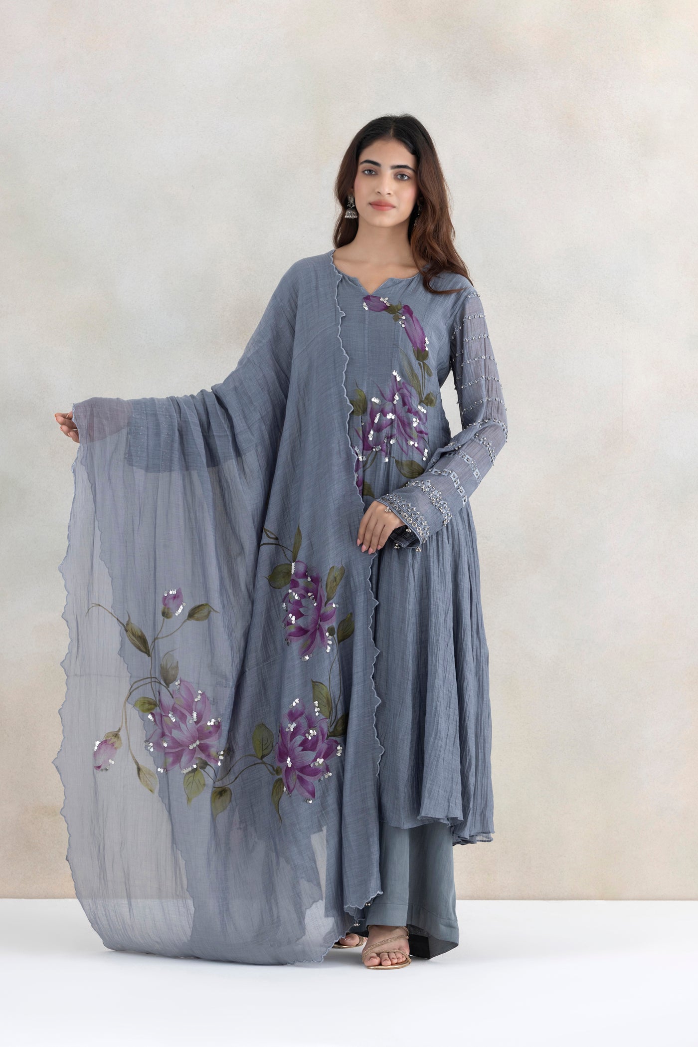 Rang Painted Anarkali
