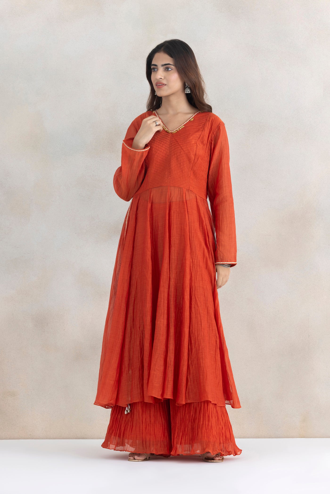 Zari Slit Garara Set