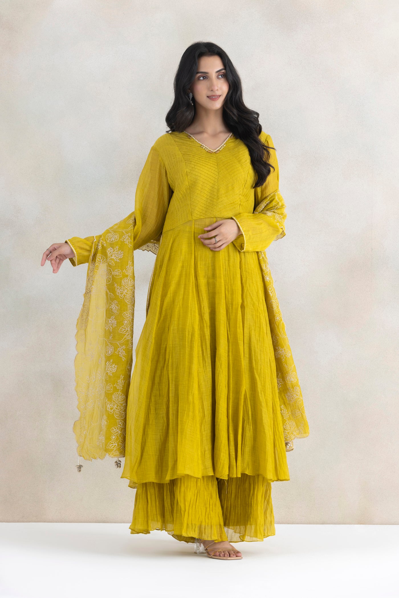 Zari Slit Garara Set
