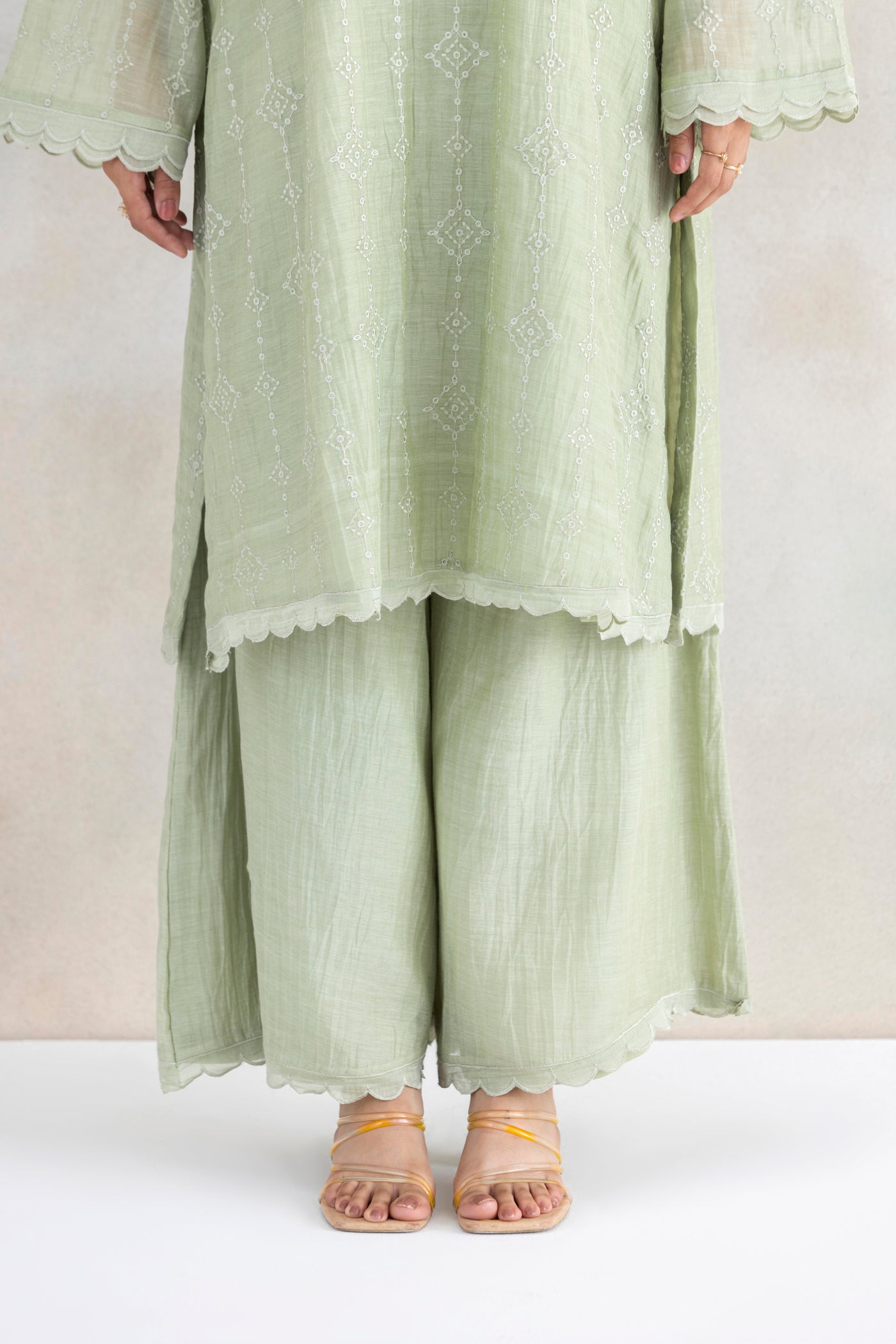 Scallop Shell Kurta Set