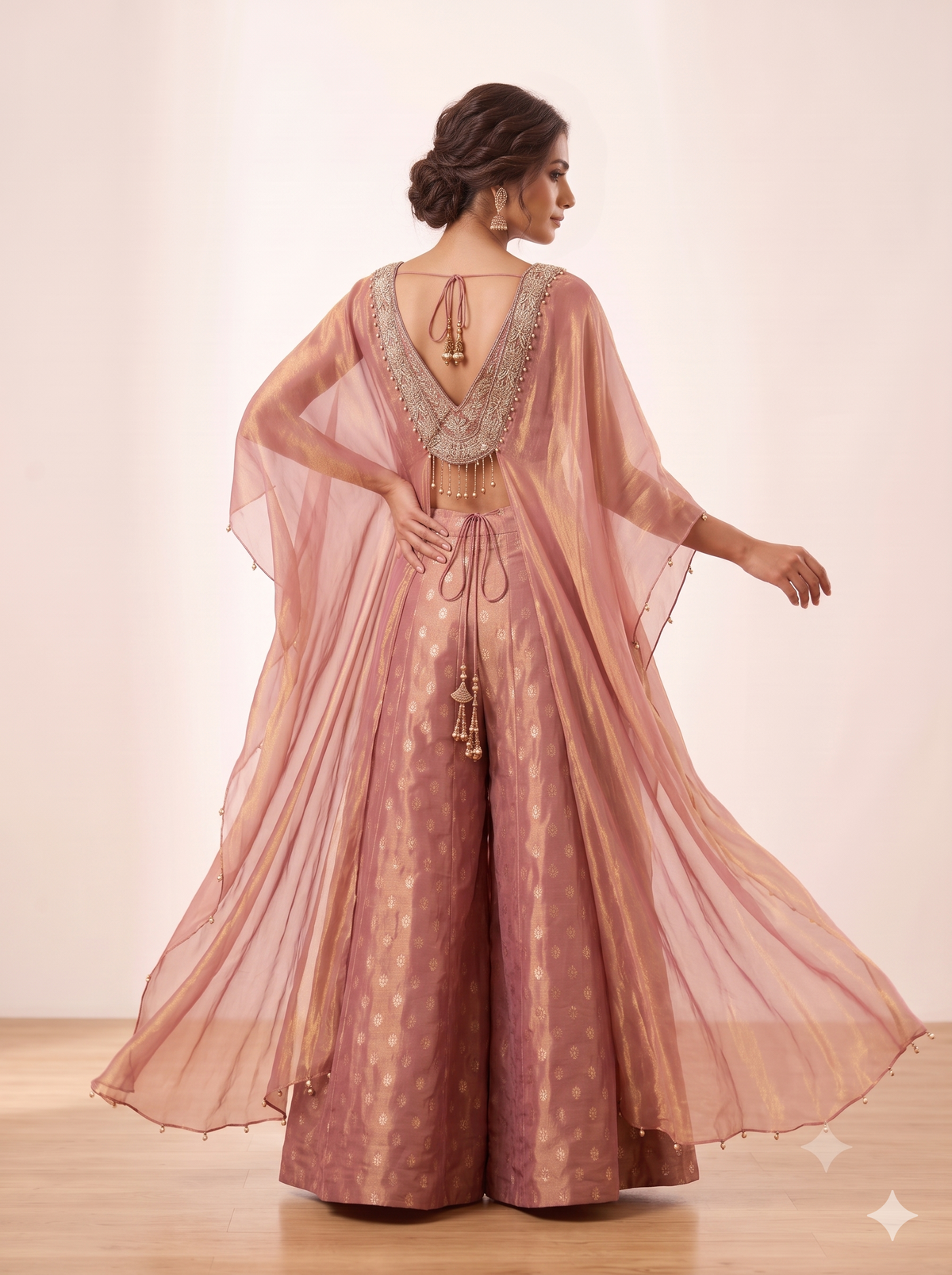 Amina Pink Plazo Set