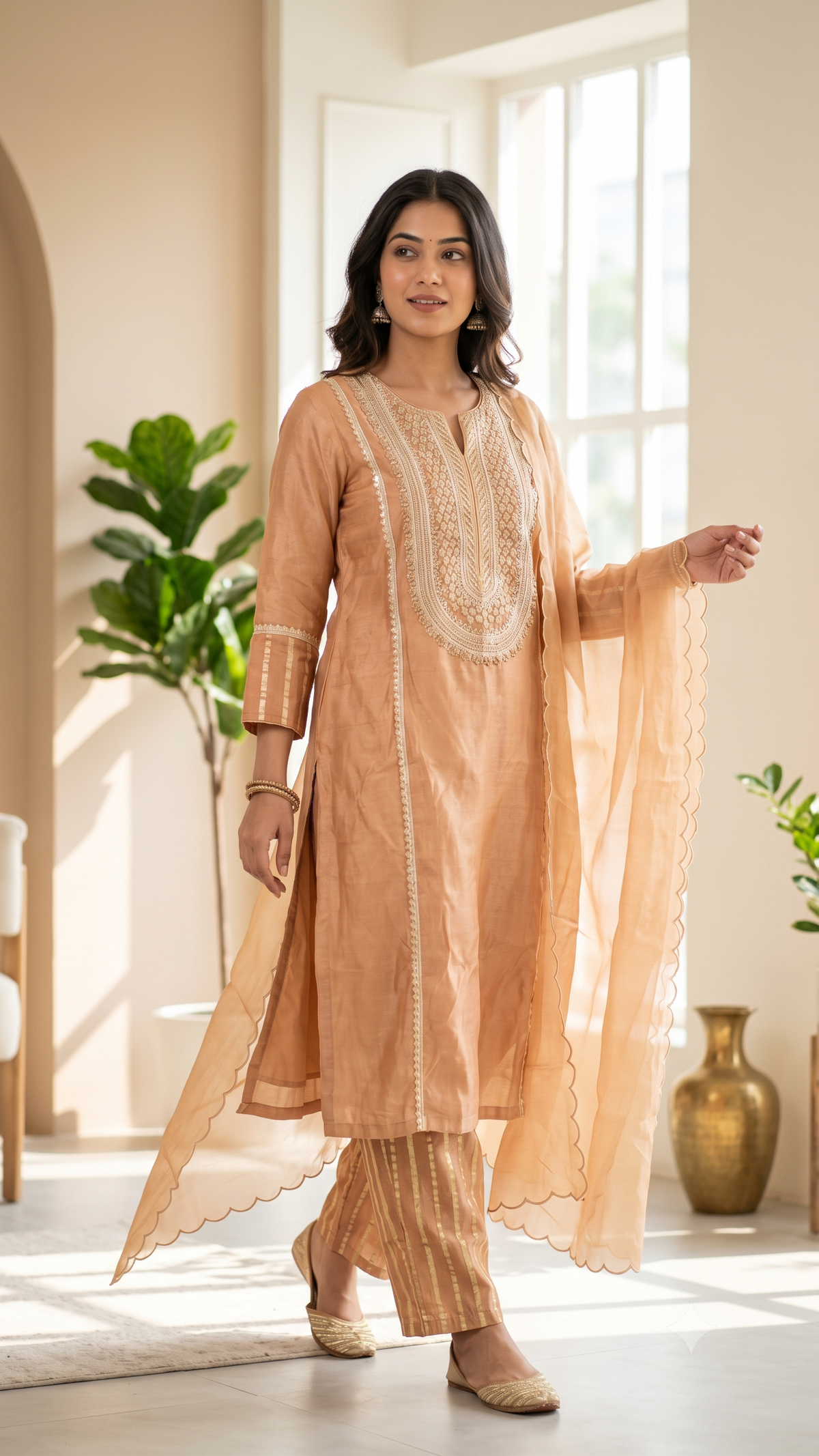 Urfi Long Kurta Set