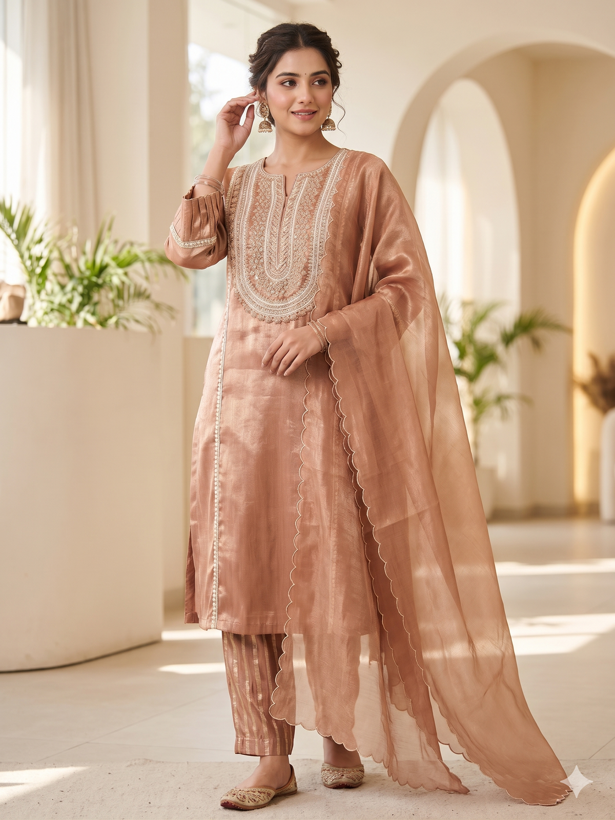 Urfi Long Kurta Set