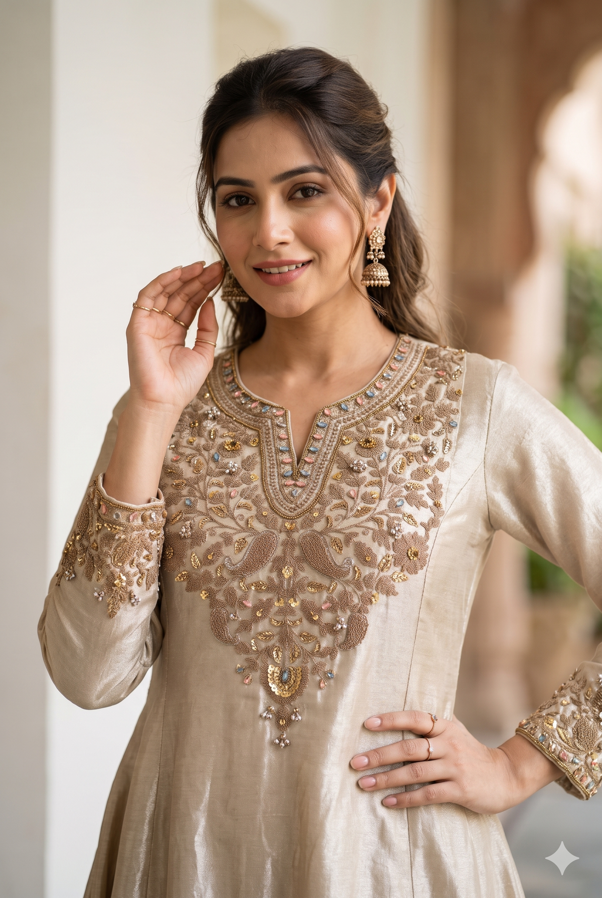 Zoey Gold Sharara Set