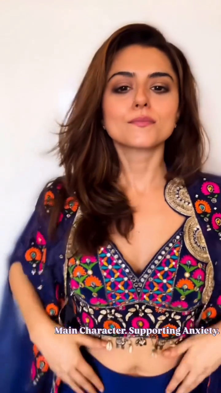 Ridhi Dogra In Vanya Drape Dhoti with Short Blouse and Cape