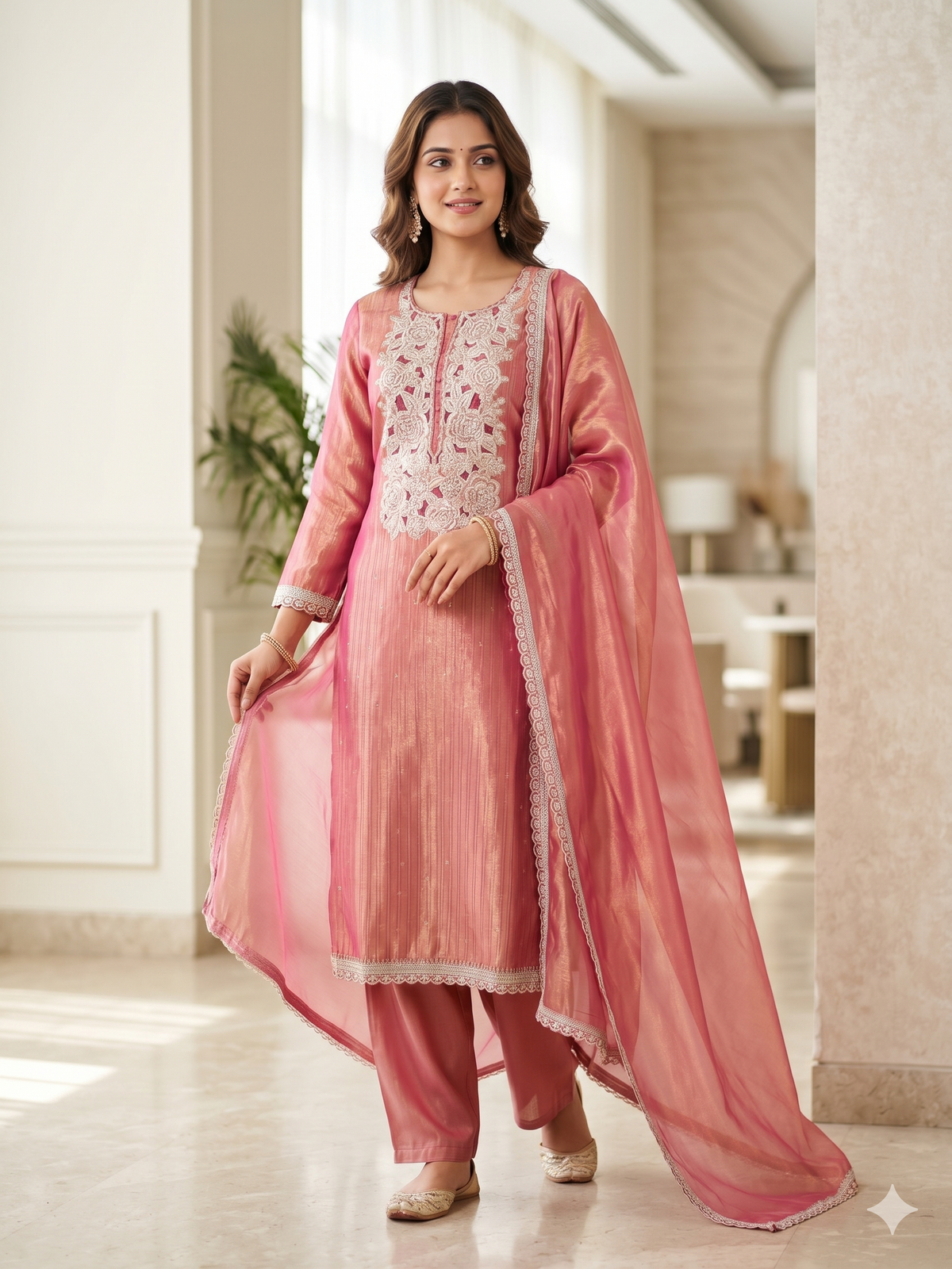 Syha Pink Suit Set