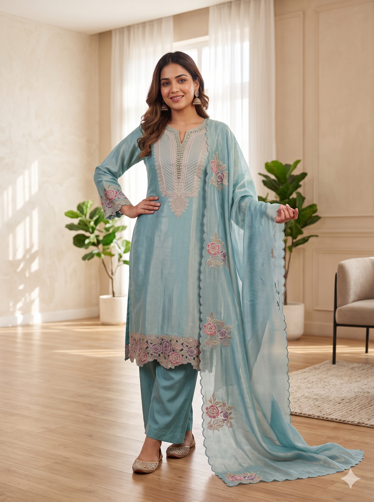 Tia Green Suit Set