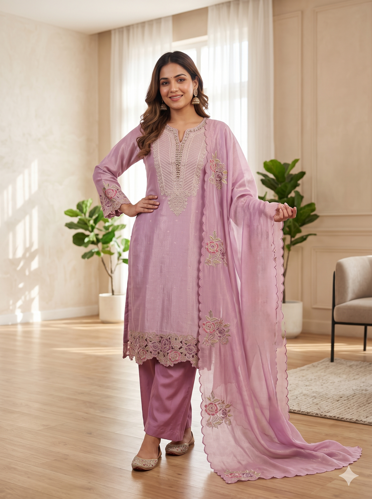 Tia Pink Suit Set