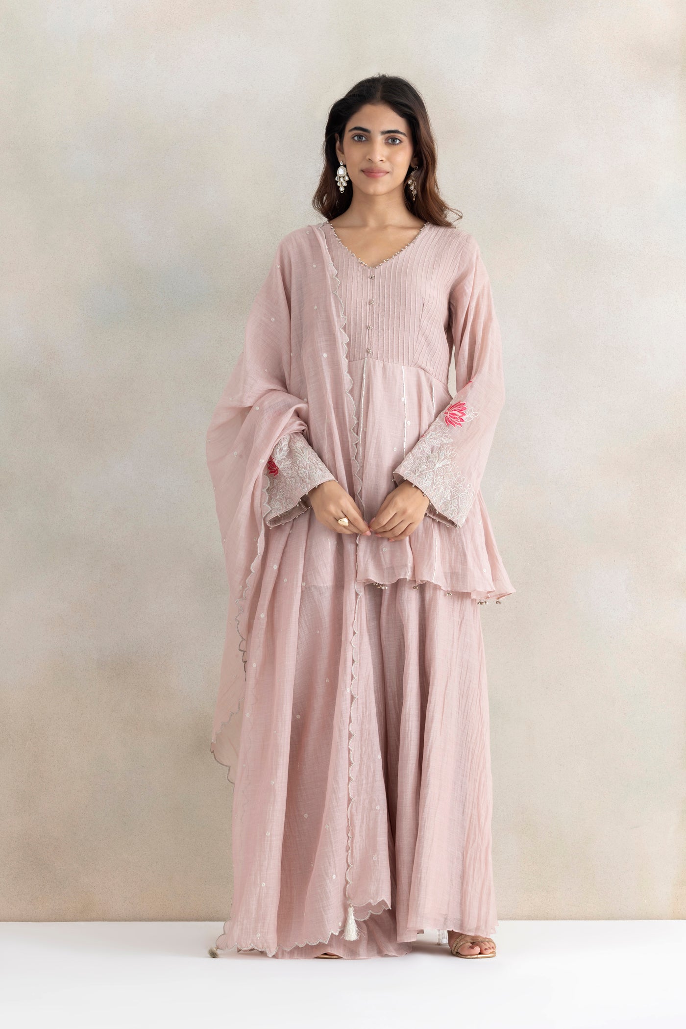 Noor Zari Kalidar Set