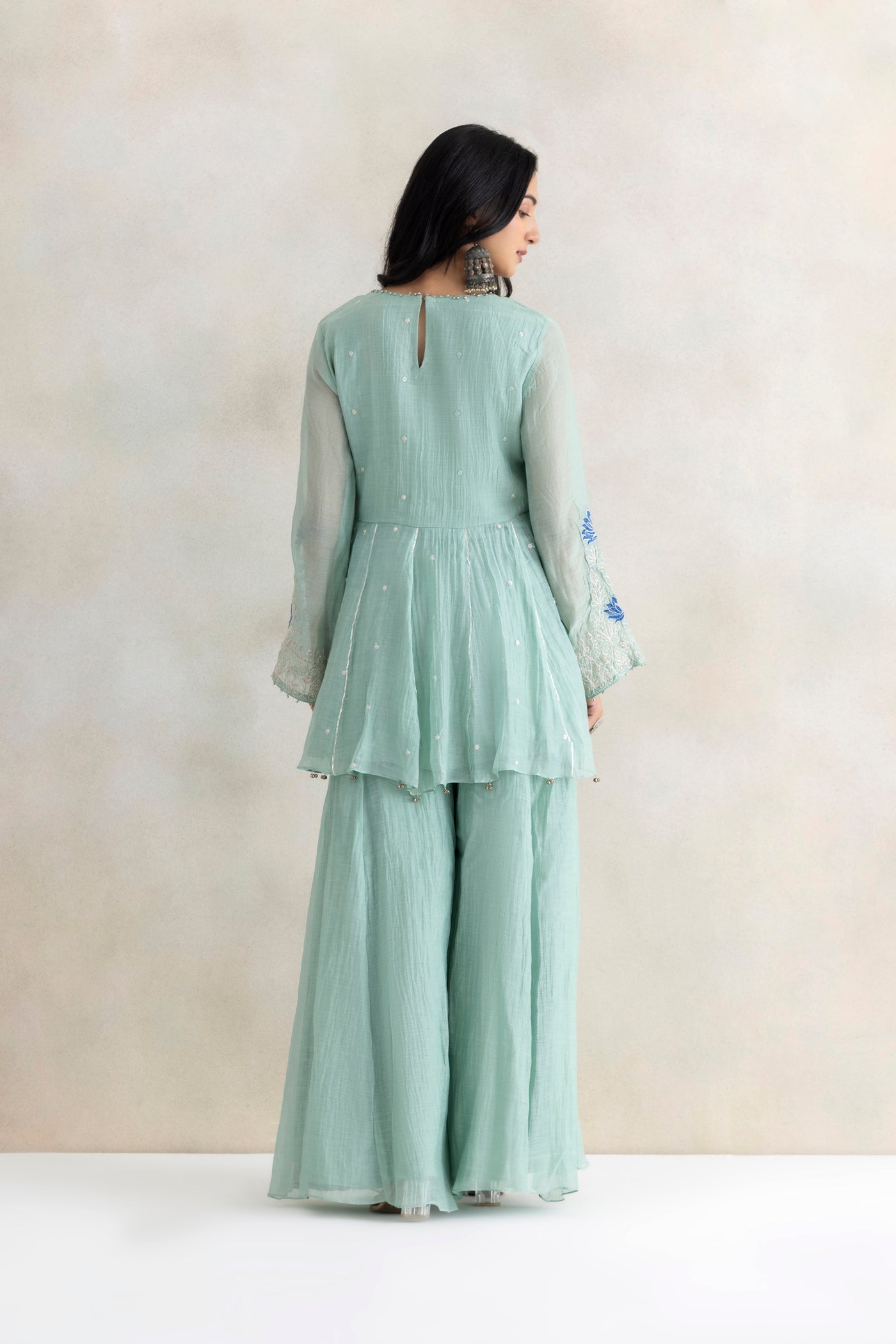 Noor Zari Kalidar Set