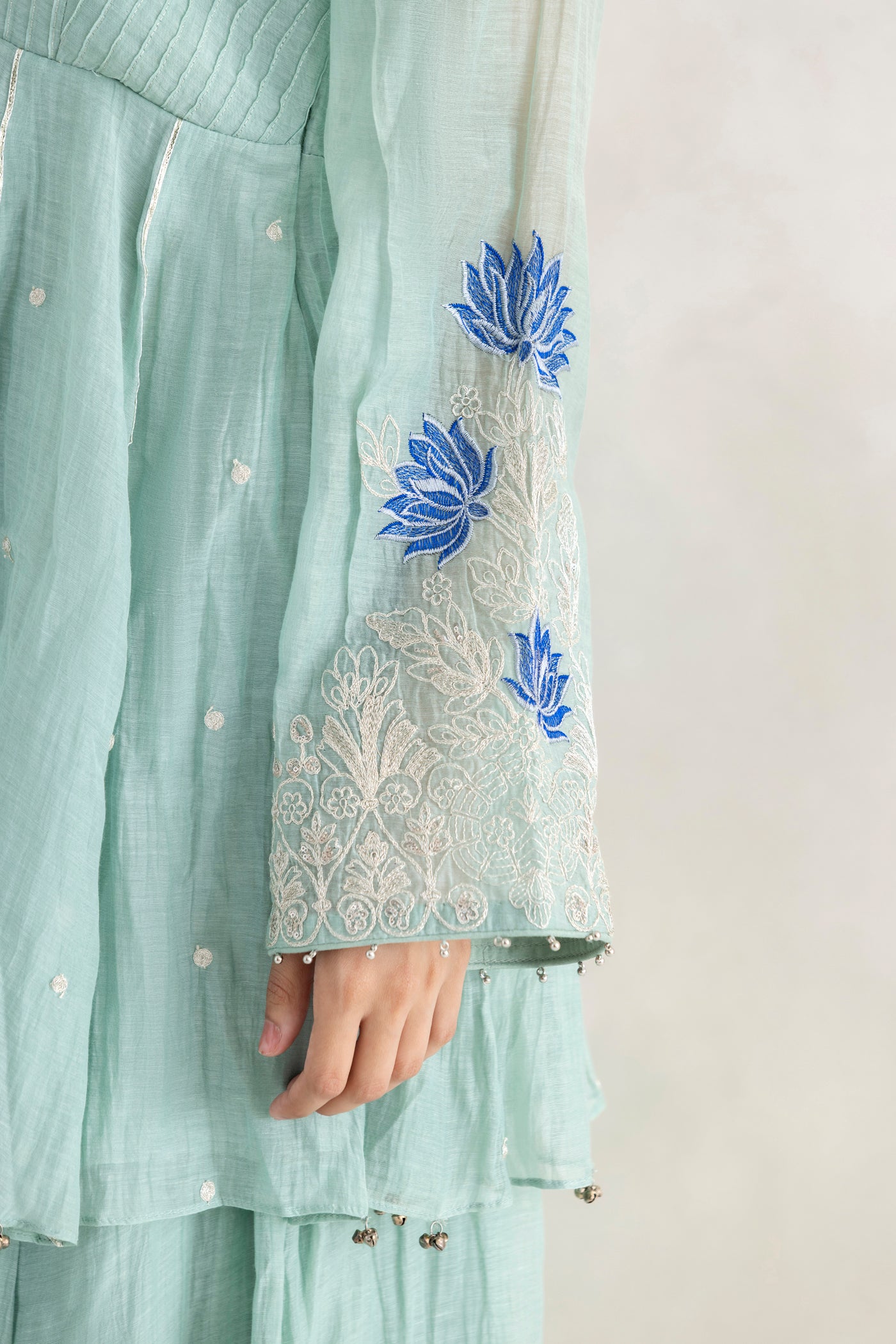 Noor Zari Kalidar Set