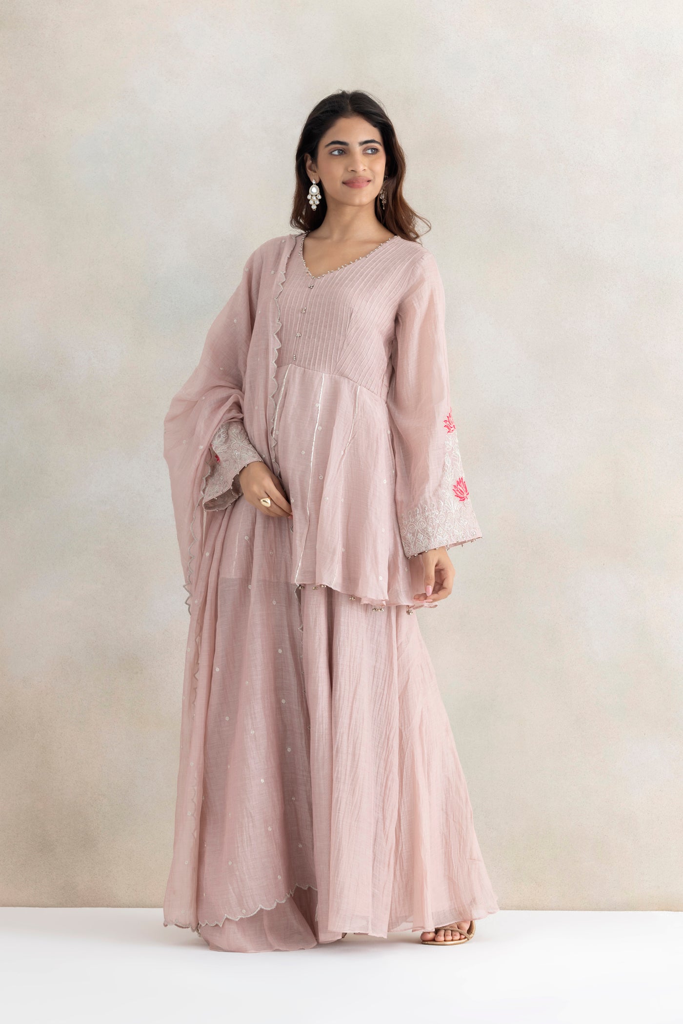 Noor Zari Kalidar Set