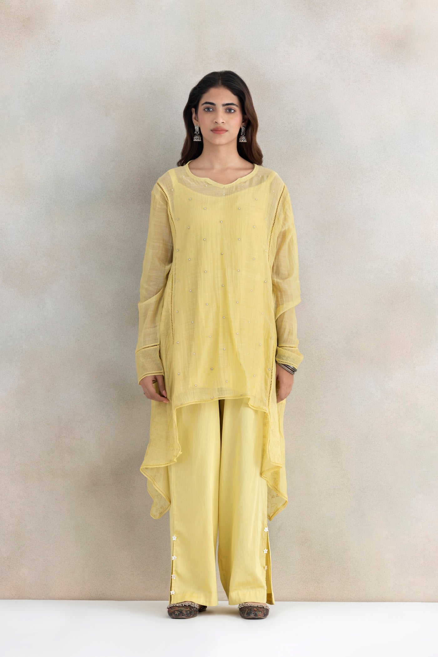 Kaya Drop Cut Kurta Set
