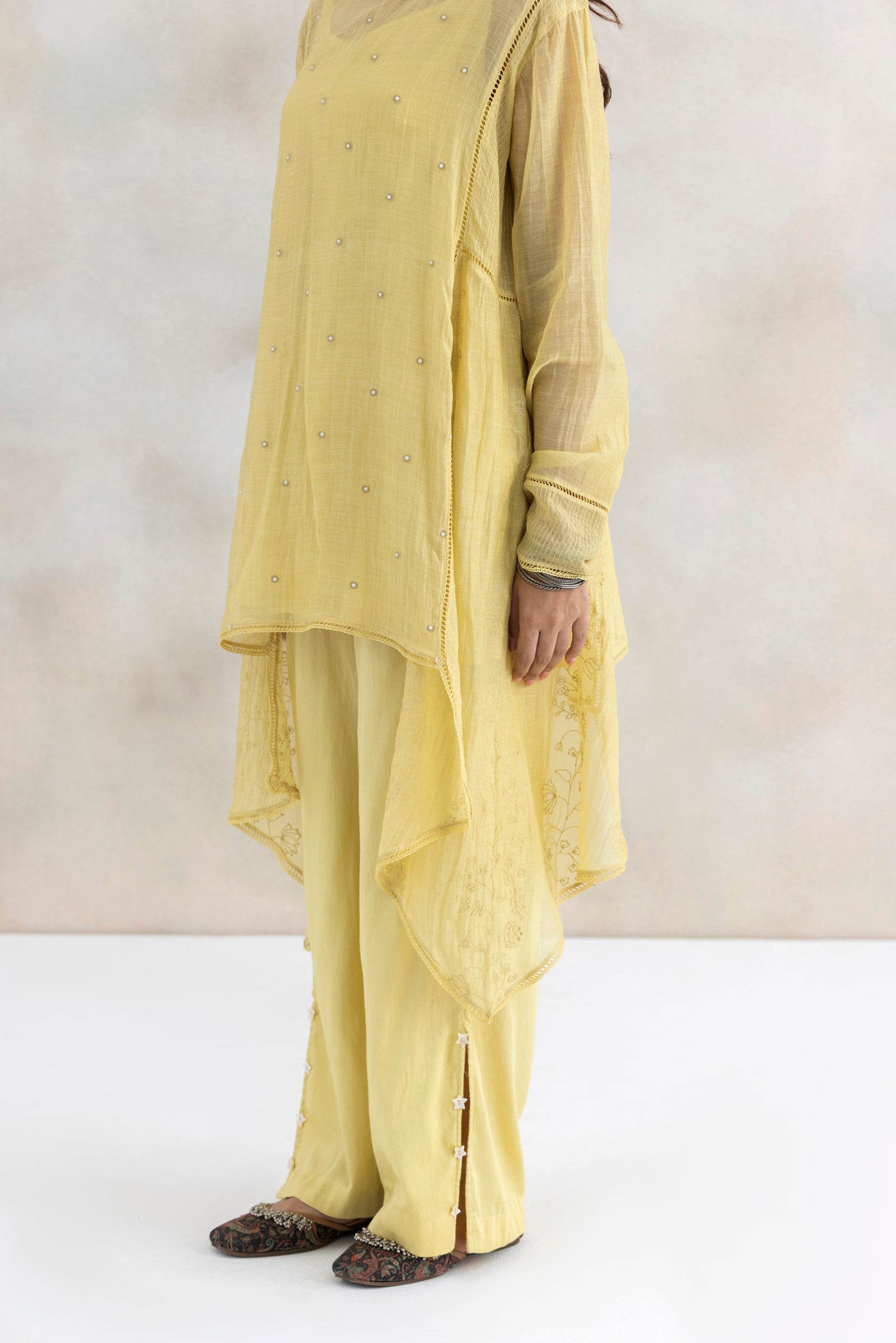 Kaya Drop Cut Kurta Set