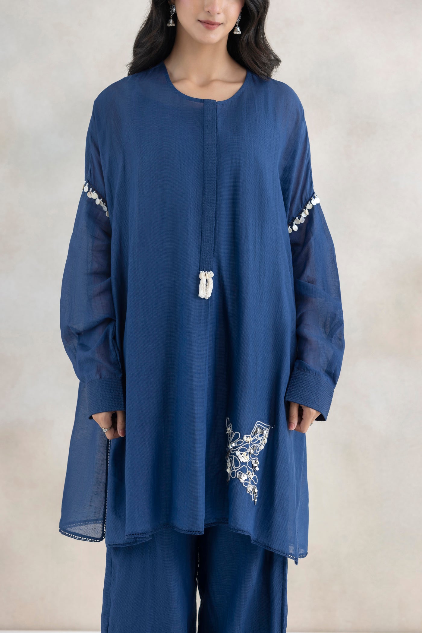 Dori Linen Kurta Set