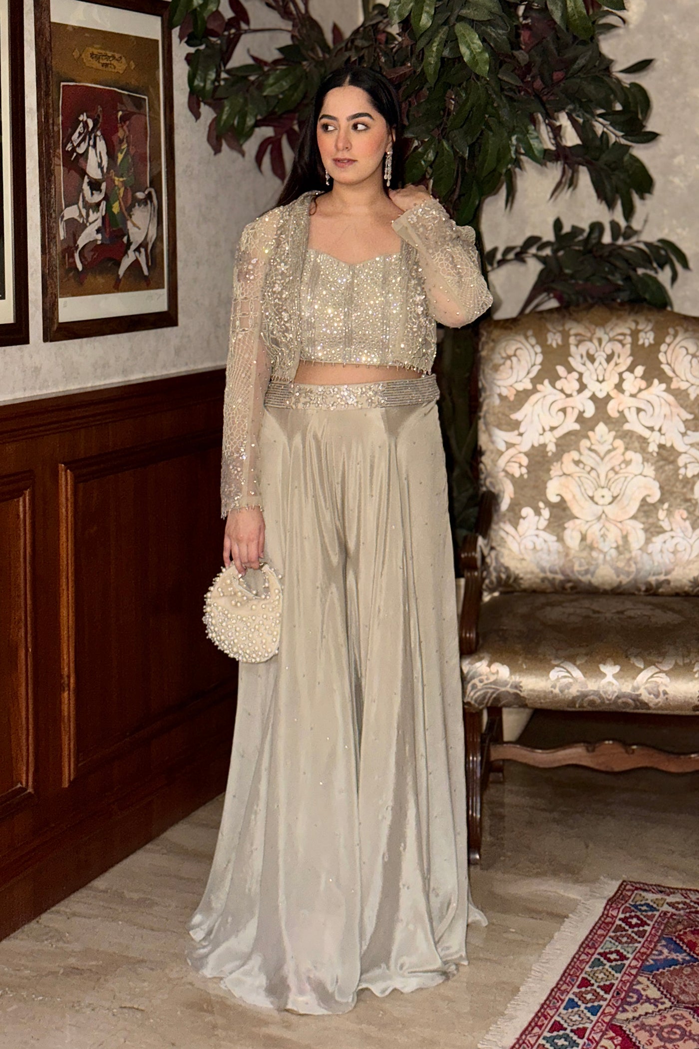 Jasnoor  In Kaia Jacket Ensemble