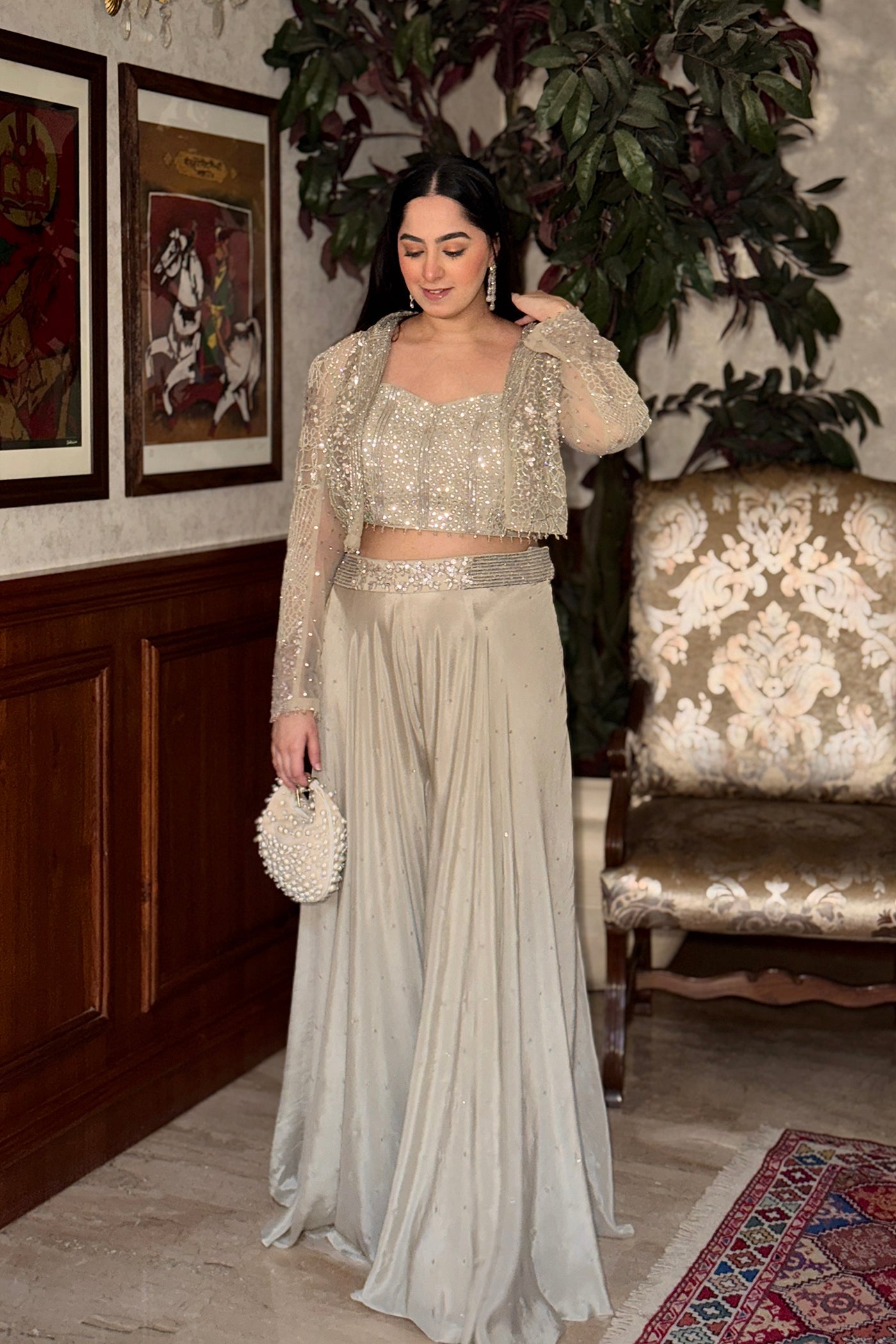 Jasnoor  In Kaia Jacket Ensemble