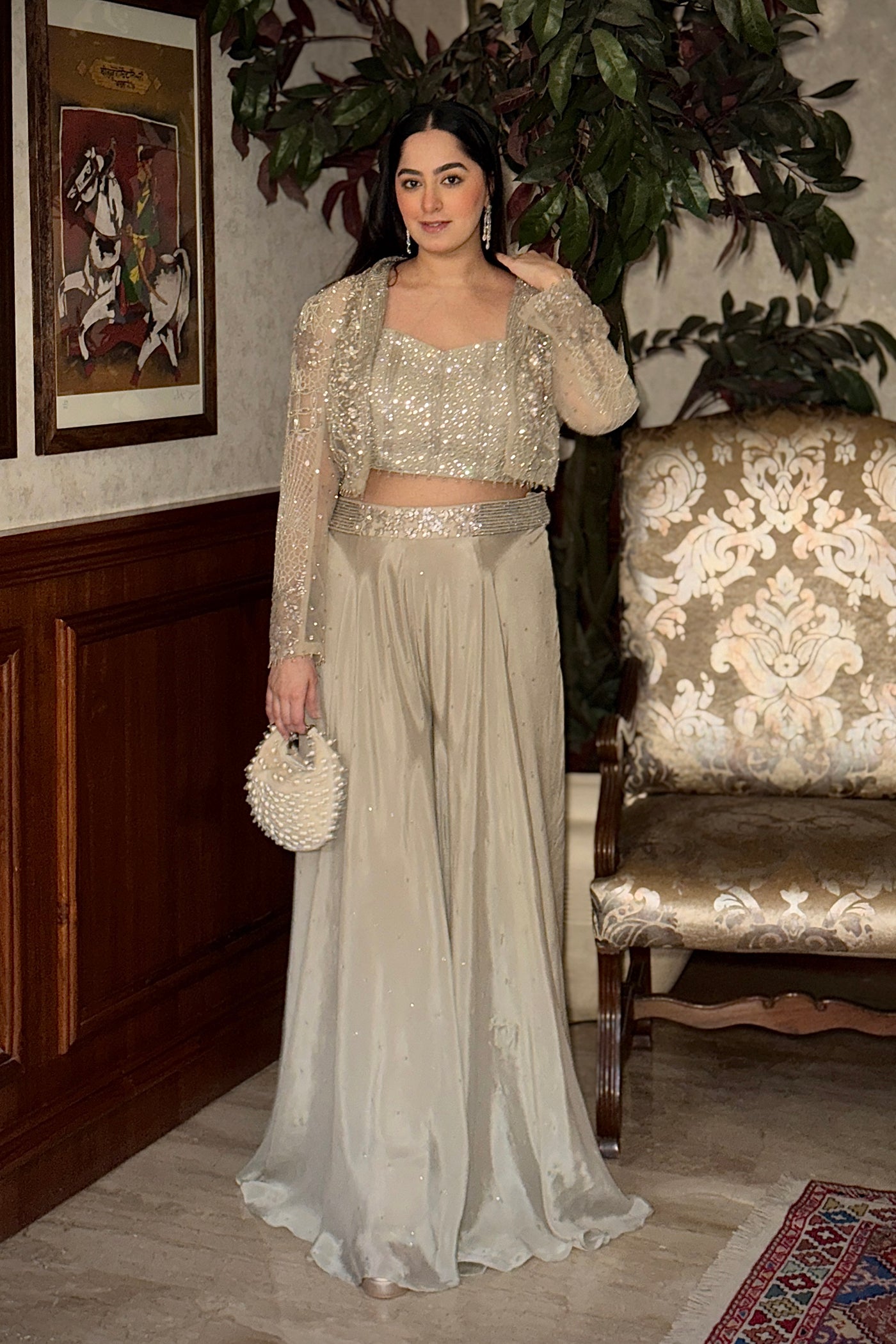 Jasnoor  In Kaia Jacket Ensemble