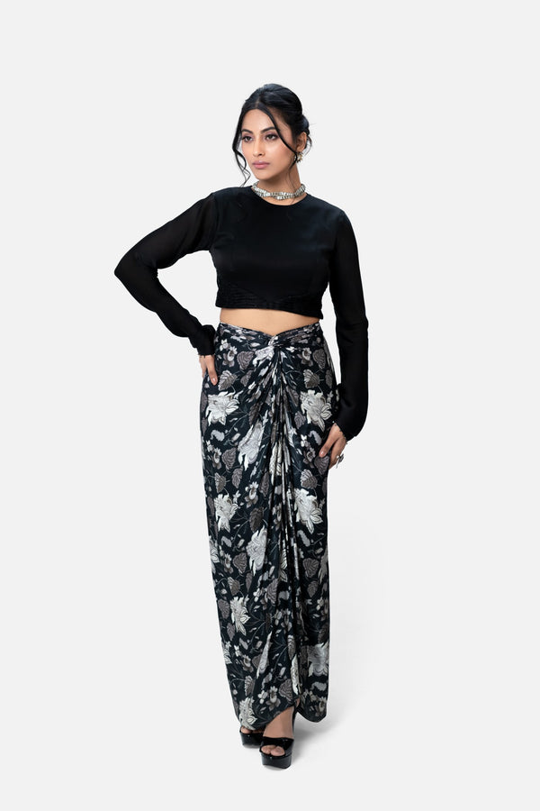Eloise Top And Dhoti Set