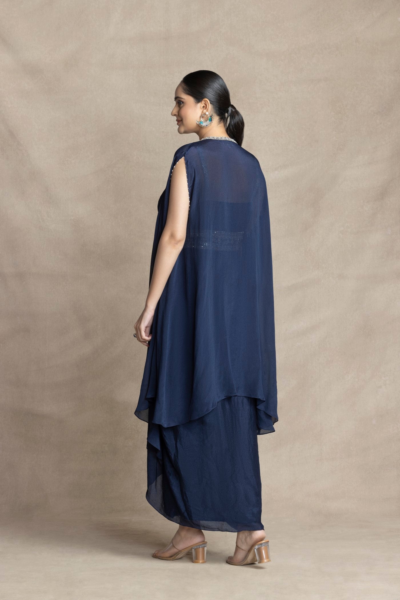 Nunki Dress with cape