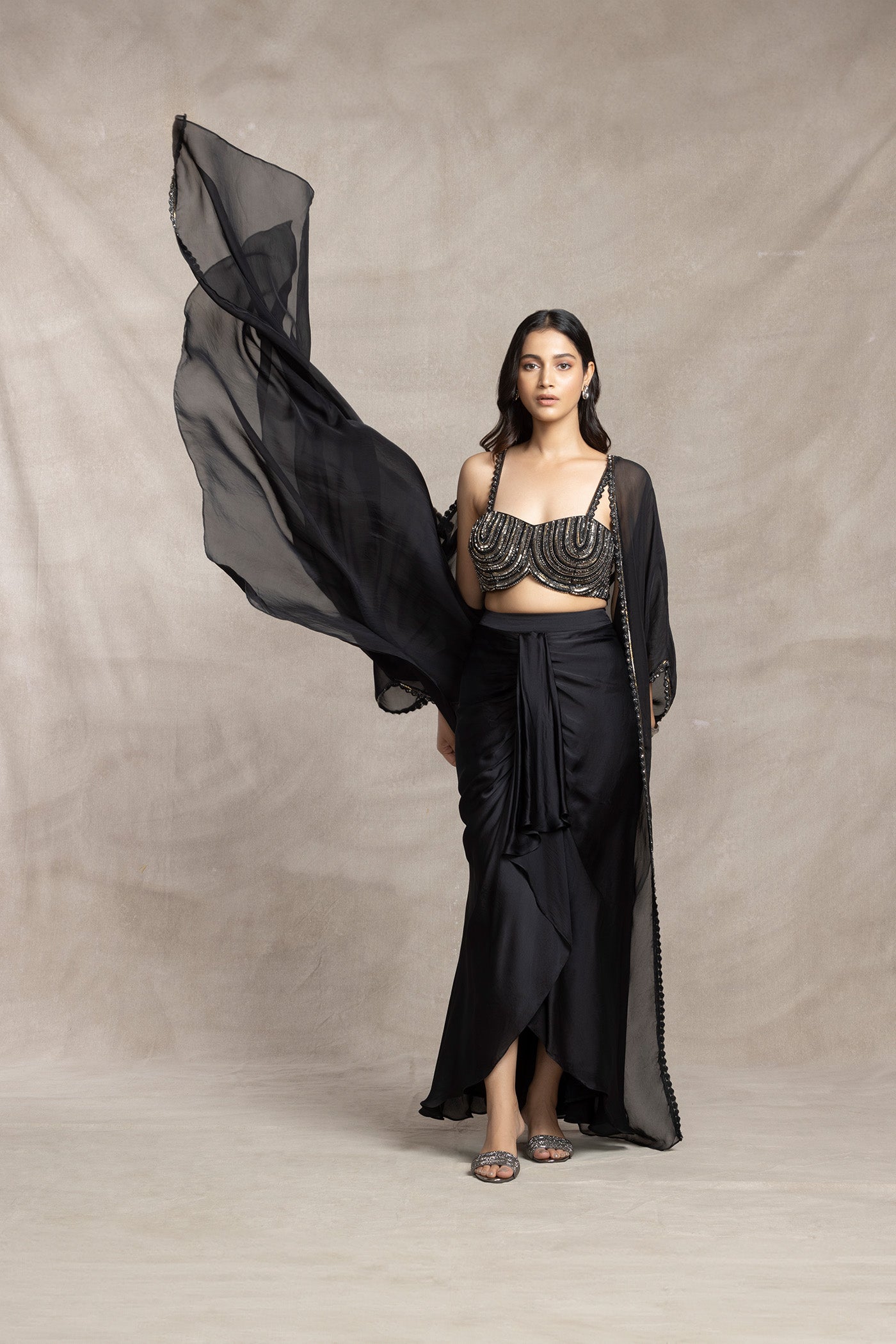 Capella Drape Dhoti Set