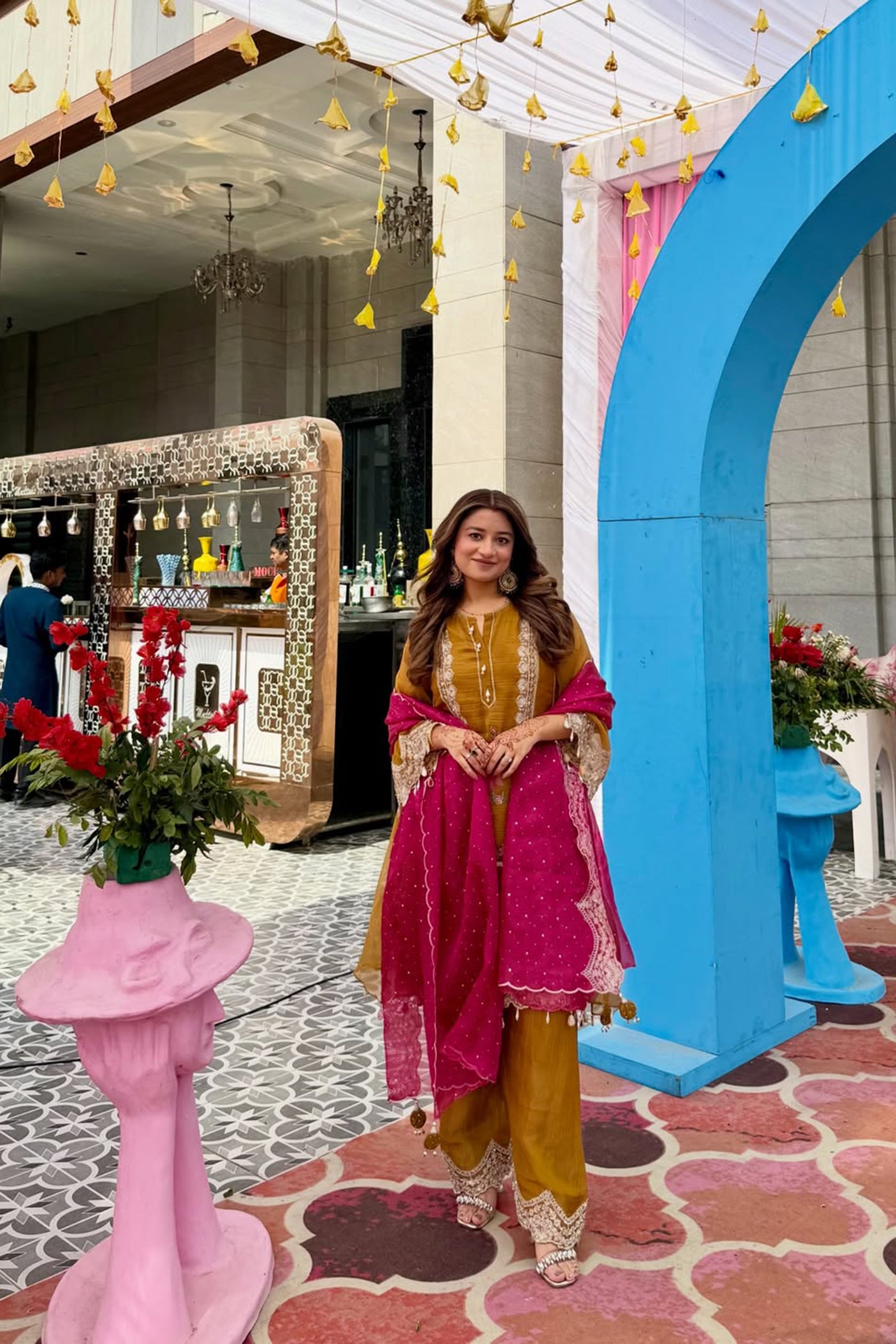 Ritika Bhandari Kedia In Noorika Garara Set